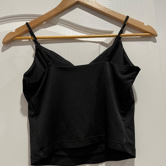 Cropped Black Cami - Picture 2 of 3